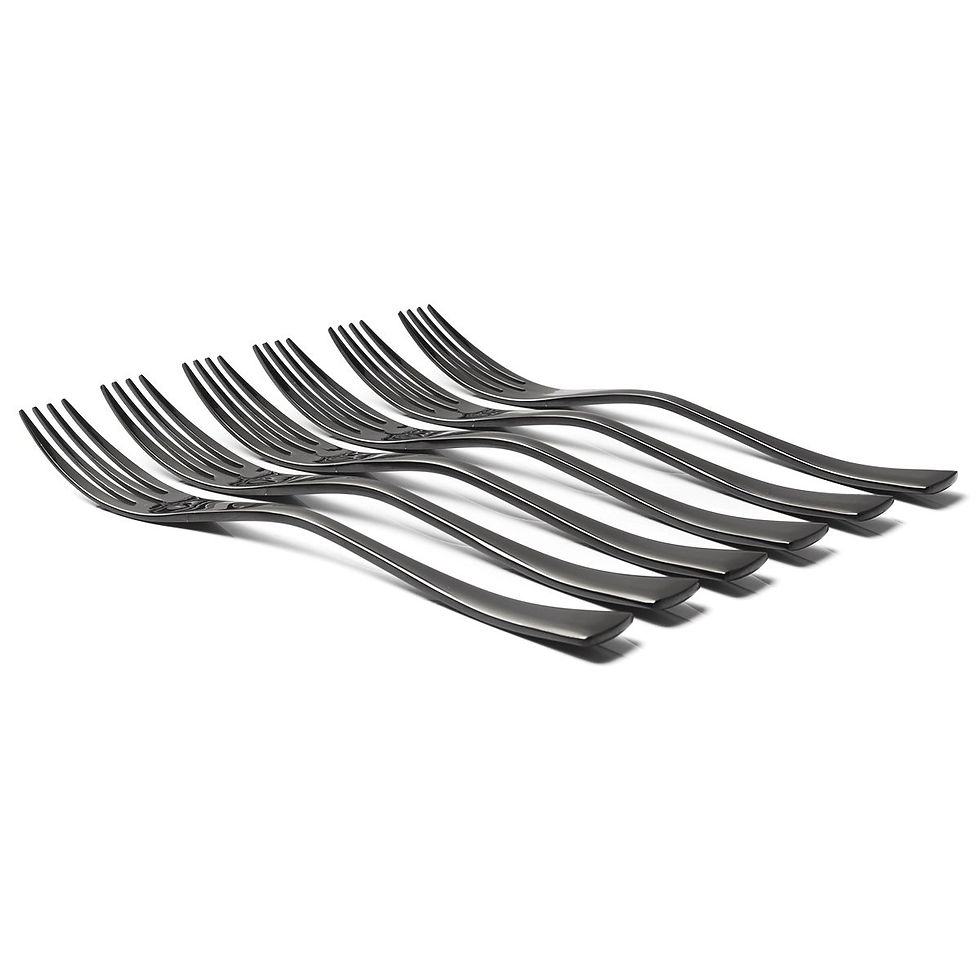 縮圖：black flatware