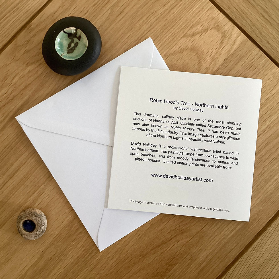 Thumbnail: Robin Hood's Tree - Sycamore Gap - ART CARD