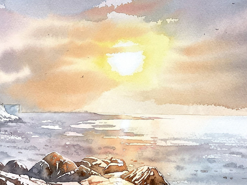 Thumbnail: Holy Island Sunrise by David Holliday