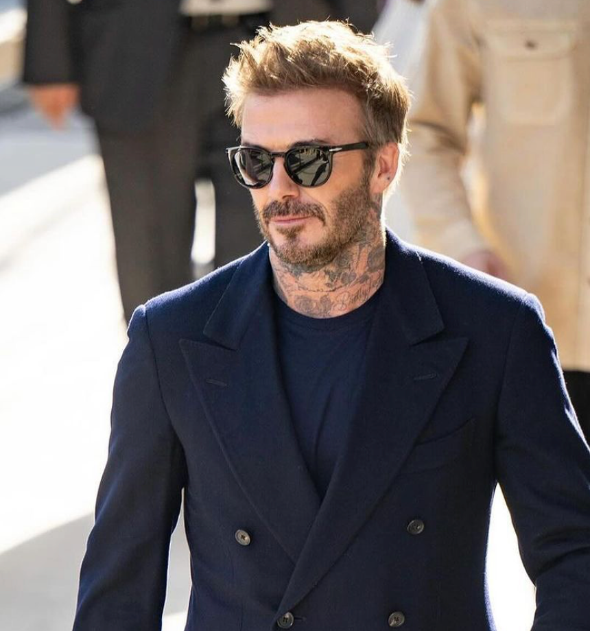 David Beckham looks great in navy if it's not a cool shade - Colour analysis - Zazu Feu
