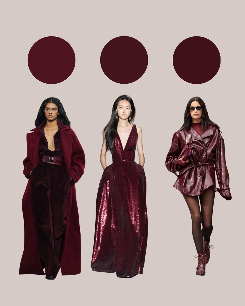 deeper shades of cool burgundy