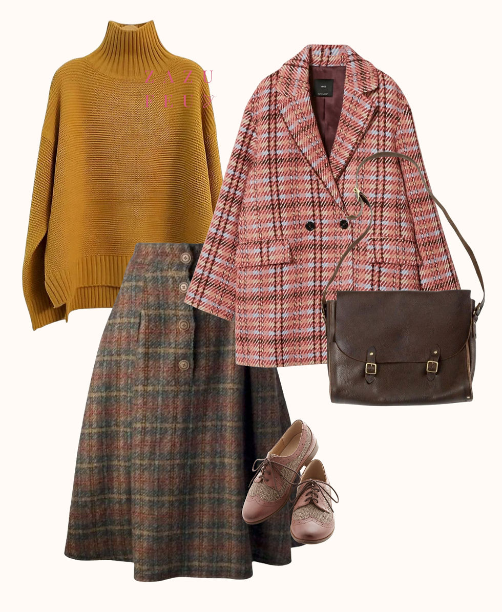 Zazu Feu Academia Style For Dark And Warm Colour Season