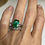 Thumbnail: Emerald & Diamond Ring