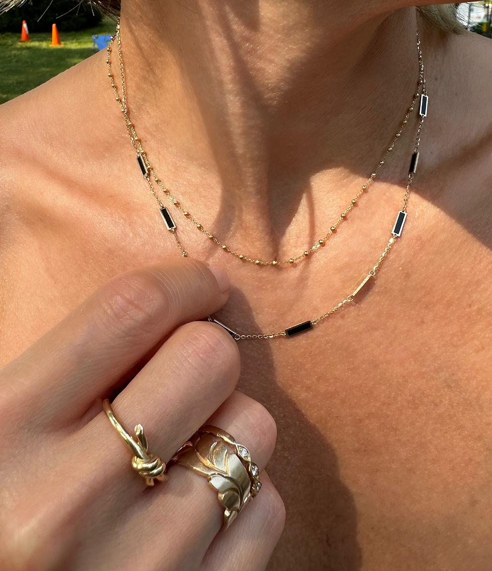 Thumbnail: SOLD Eclipse in 14k Yellow Gold