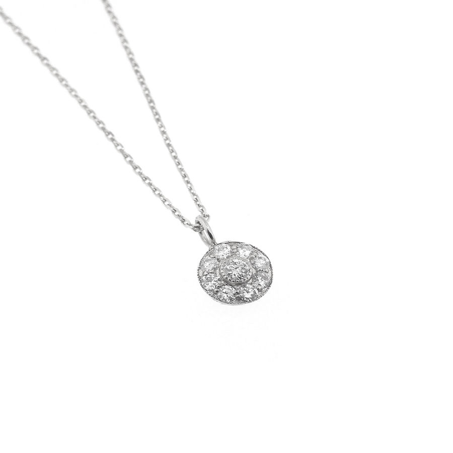 Thumbnail: Vintage Diamond Cluster in 14k White,Yellow or Rose Gold