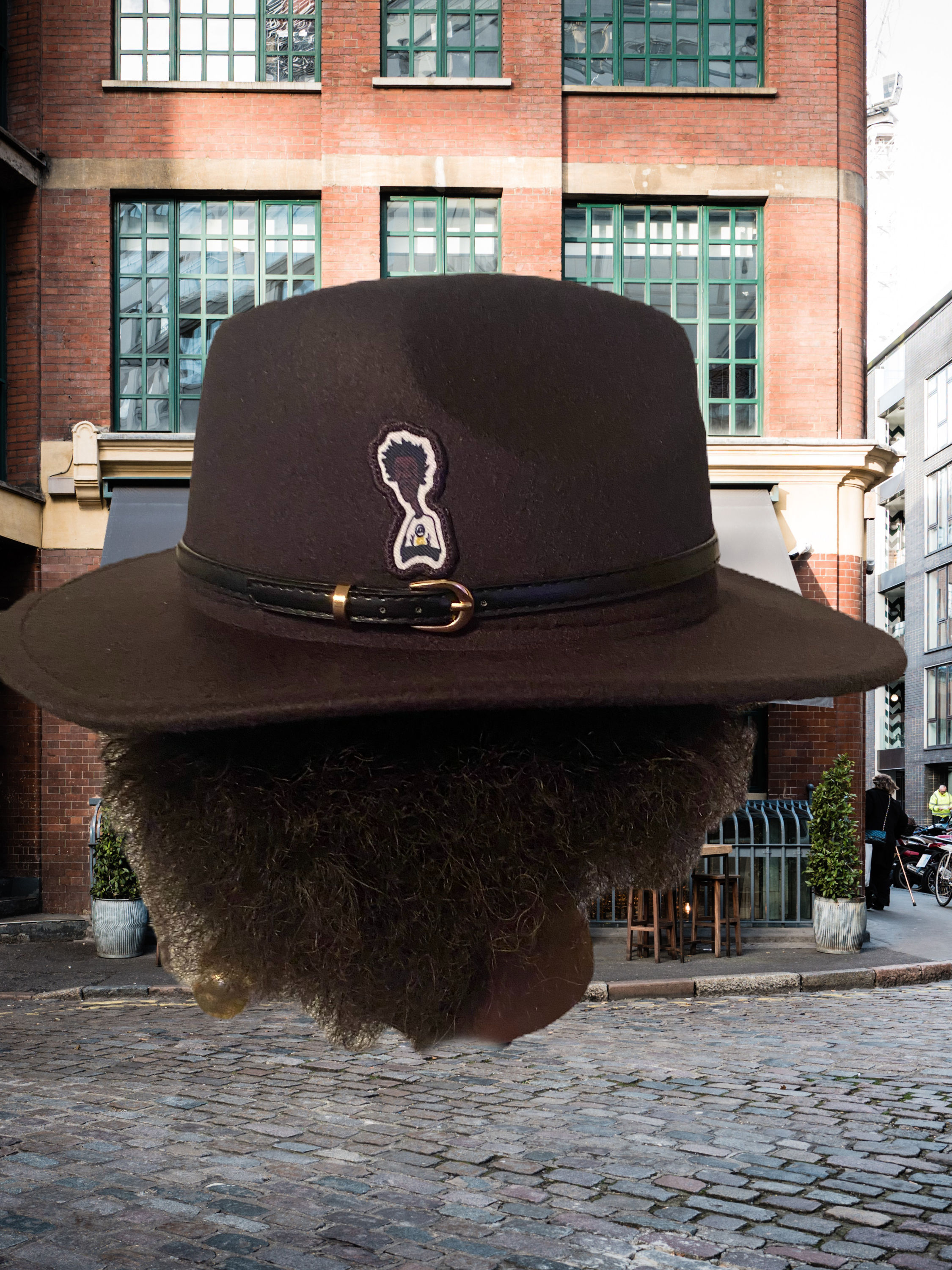 Nickel G. Black with Band Women Fedora Hat
