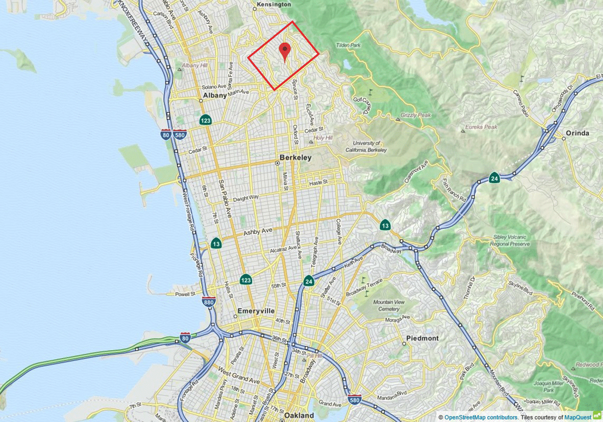Berkeley Hills geoscapes
