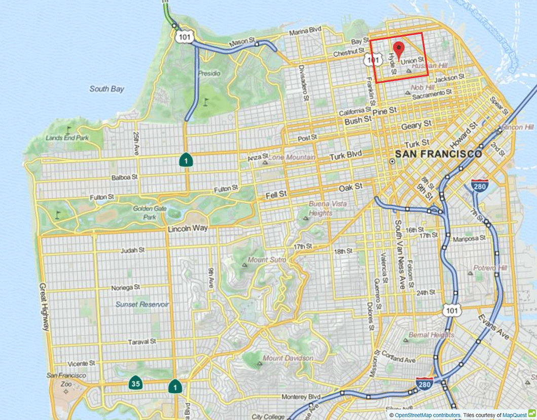 Russian Hill geoscapes