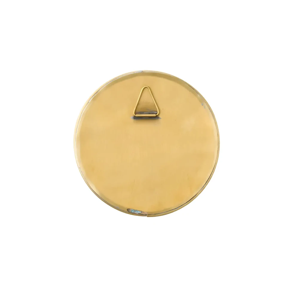 Thumbnail: Wholesale Brass Framed Mirror Round
