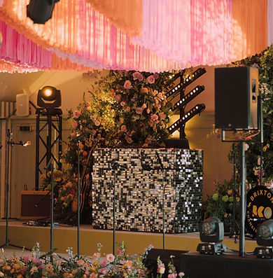 wedding dj set up in Surrey