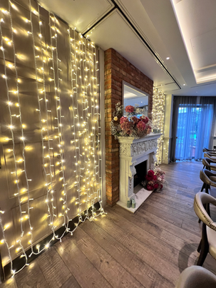 fairy lights drapes hire, Sonning Oxfordshire