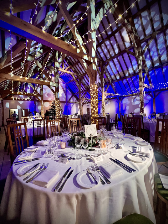 Elegant fairy lights hire for a Cotswolds estate wedding