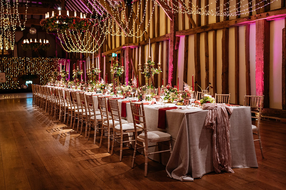 production lights & Fairy lights at Micklefield Hall, Hertfordshire