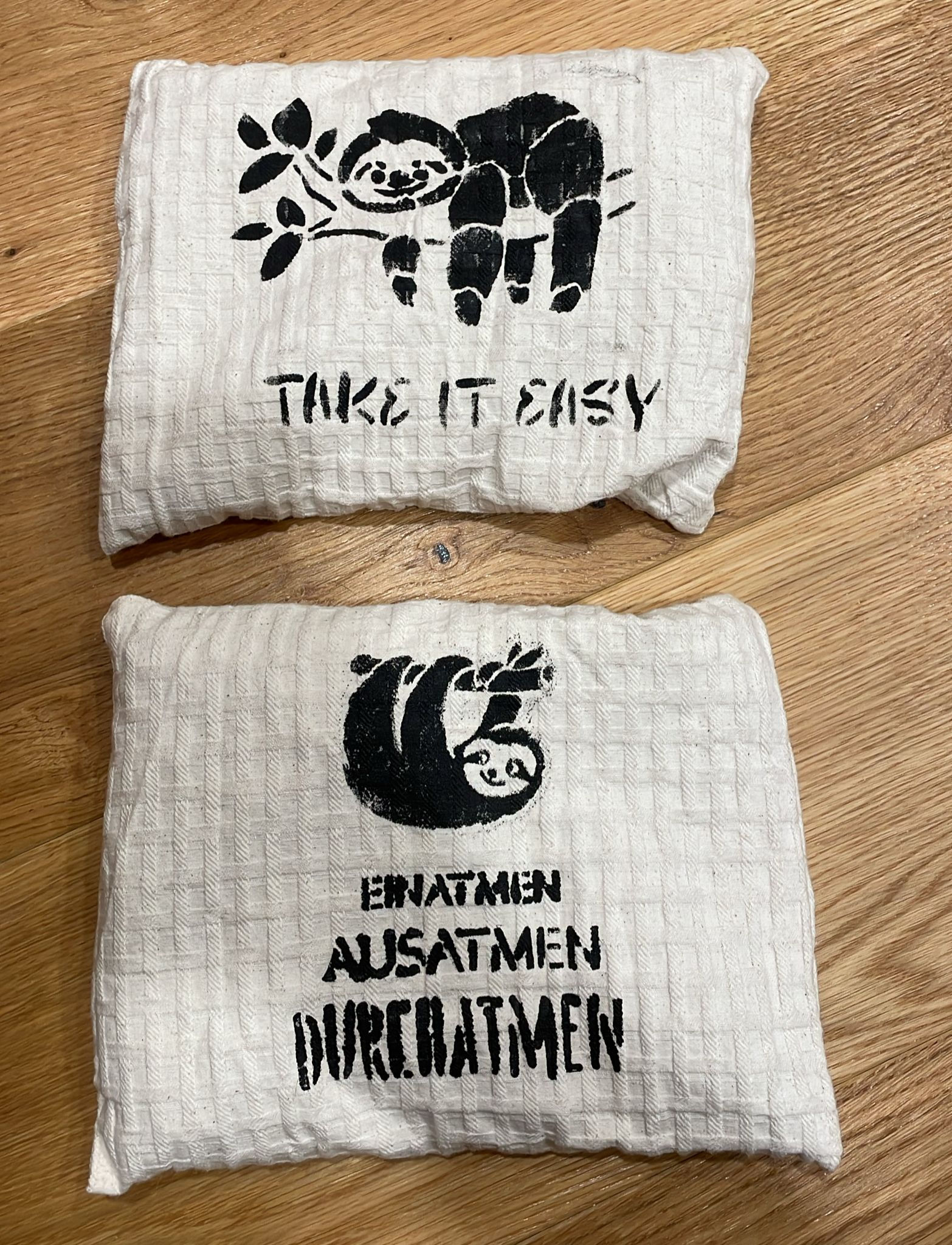 🦥 Kirschkernkissen Faultier – Take it easy 🌿