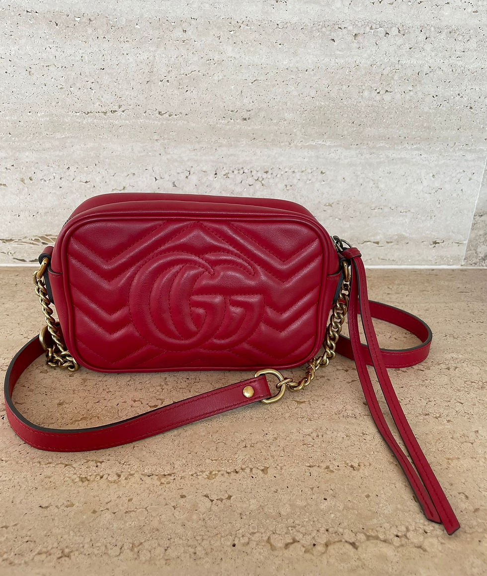 Miniatura: Bolsa Gucci Mini Vermelha