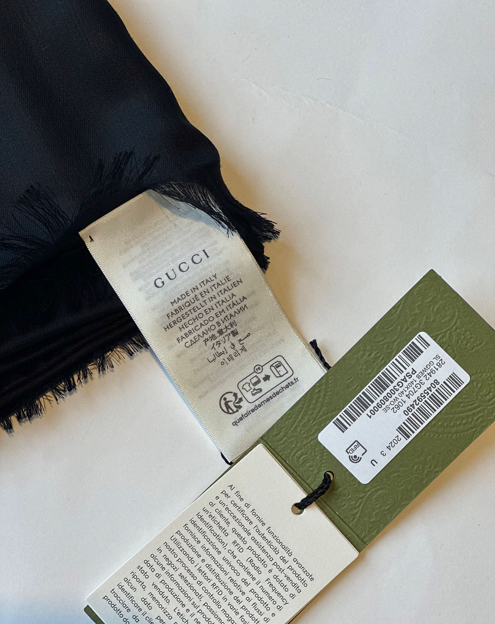 Miniatura: Pashmina Gucci Preta 