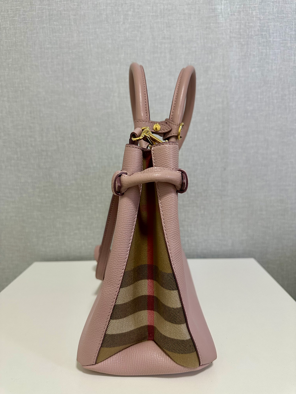 Miniatura: Bolsa Burberry Banner Rosa