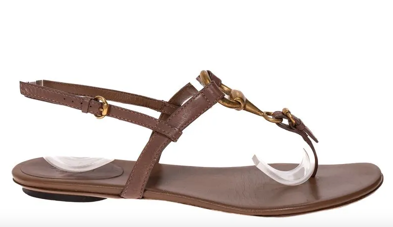 Miniatura: Rasteira Gucci Bege
