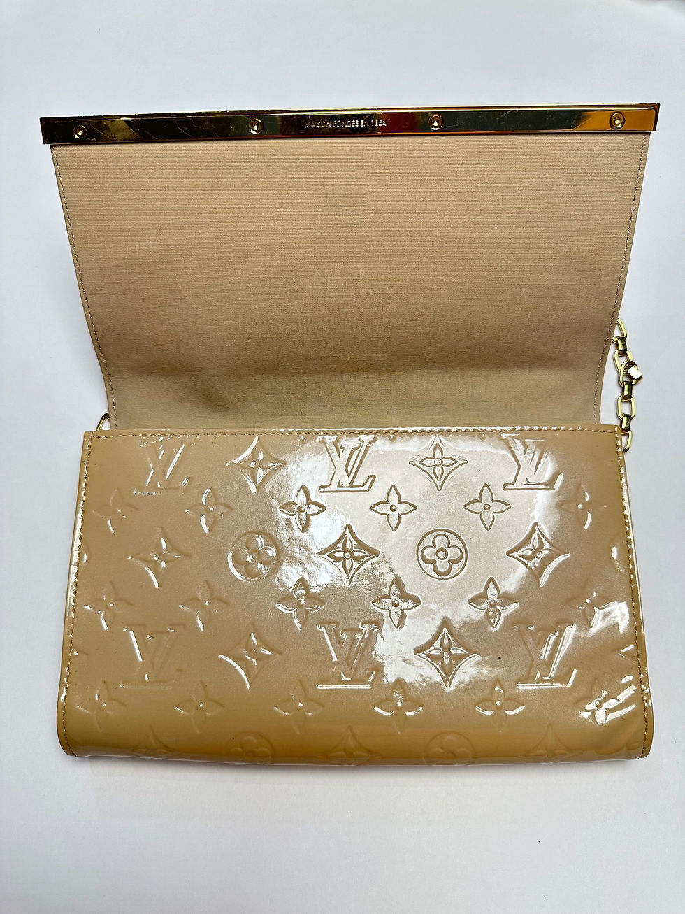 Miniatura: Bolsa Louis Vuitton Ana vernis bege