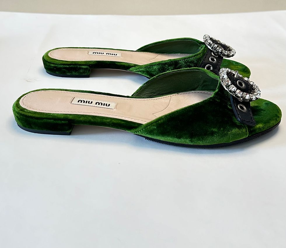Miniatura: Flat Miu Miu Verde