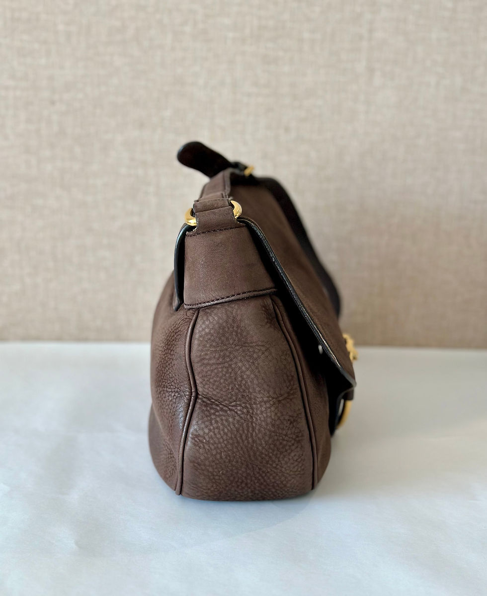 Miniatura: Gucci Ribot Range Vitello Marrom 