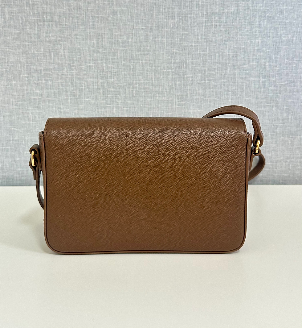 Miniatura: Bolsa Burberry Hampshire Marrom