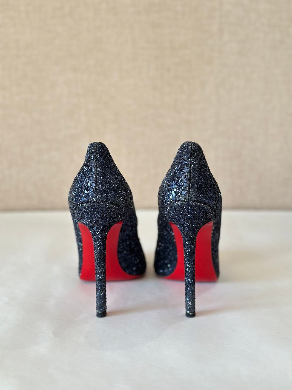Miniatura: Scarpin Louboutin Glíter Marinho 35