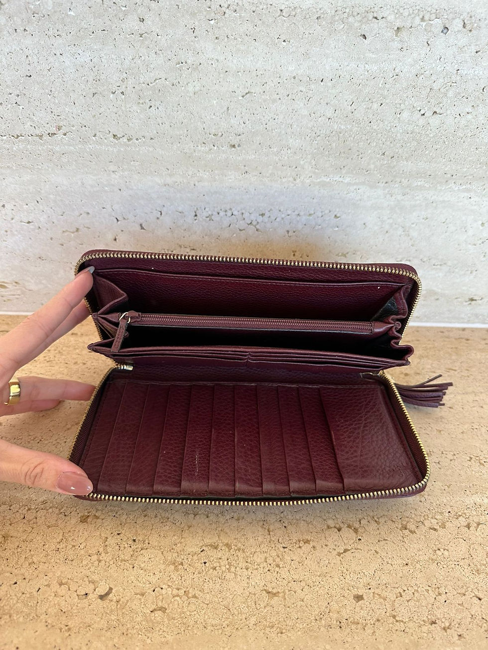 Miniatura: Carteira Gucci Soho Vinho