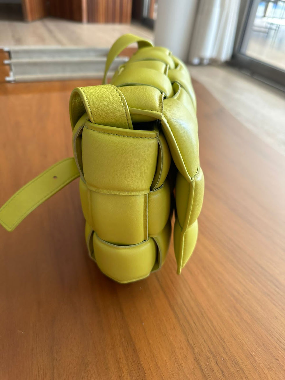 Miniatura: Bolsa Bottega Veneta Cassette Padded Verde