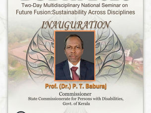 INAUGURATION : Two-Day Multidisciplinary National Seminar on “Future Fusion: Sustainability Across Disciplines”