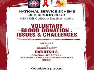 VOLUNTARY BLOOD DONATION ISSUES AND CHALLENGES