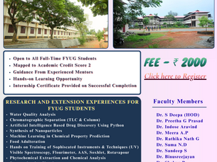 POST GRADUATE DEPARTMENT OF CHEMISTRY & POLYMER CHEMISTRY -INTERNSHIP