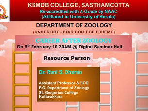 CAREER AFTER ZOOLOGY