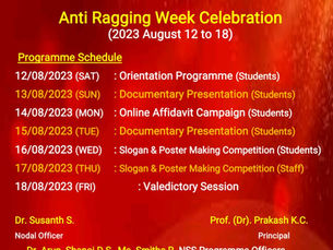 Anti Ragging Week Celebration