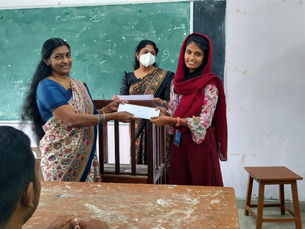 Endowment Distribution and Cash Awards to Rank Holders- BSc Zoology 2022