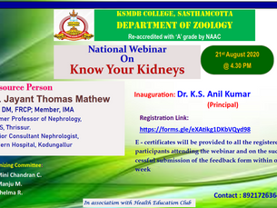 National Webinar On Know Your Kidneys