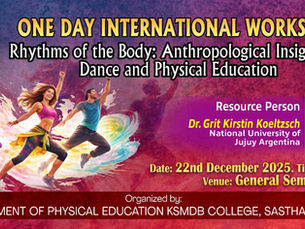 ONE DAY INTERNATIONAL WORKSHOP