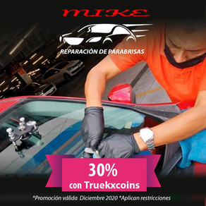 Reparacion de parabrisas 🚘 al 30% en TRUEKXCOINS💰 y servicio a domicilio.