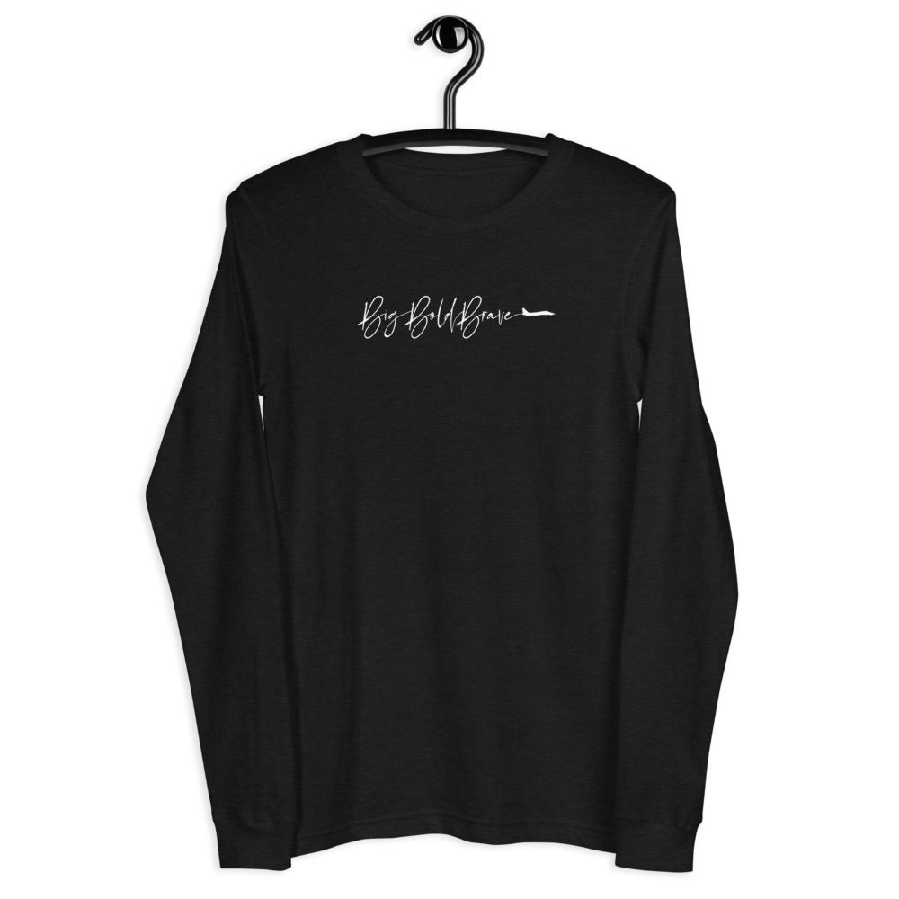 Unisex Long Sleeve Tee Variety of colors with white logo