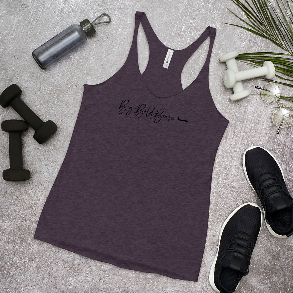 Thumbnail: Women's Racerback Tank - variety of colors with black logo