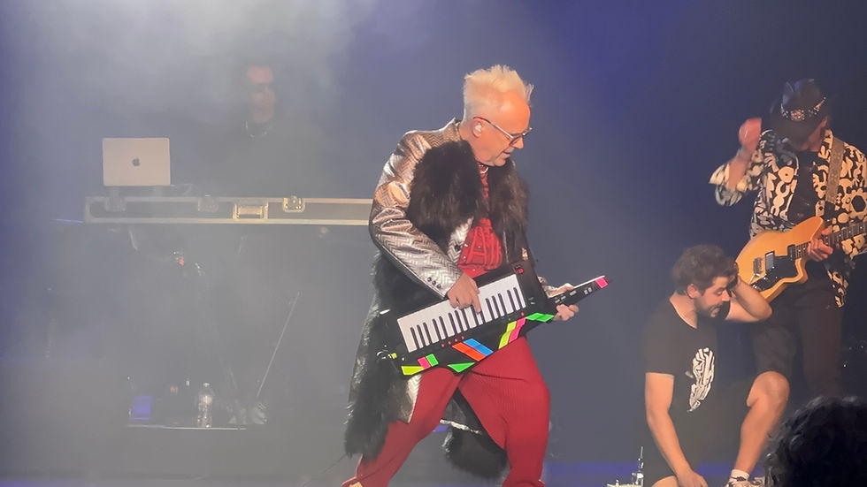 Dream Into Action: Howard Jones brings powerful, positive vibes to The Parker. [Photo by Joanie Cox Henry]