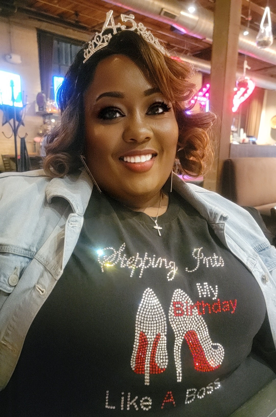 Birthday Bling Fashion Tshirt 