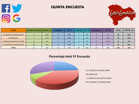 Ganador de la 5ª ENCUESTA y Quinto Semifinalista