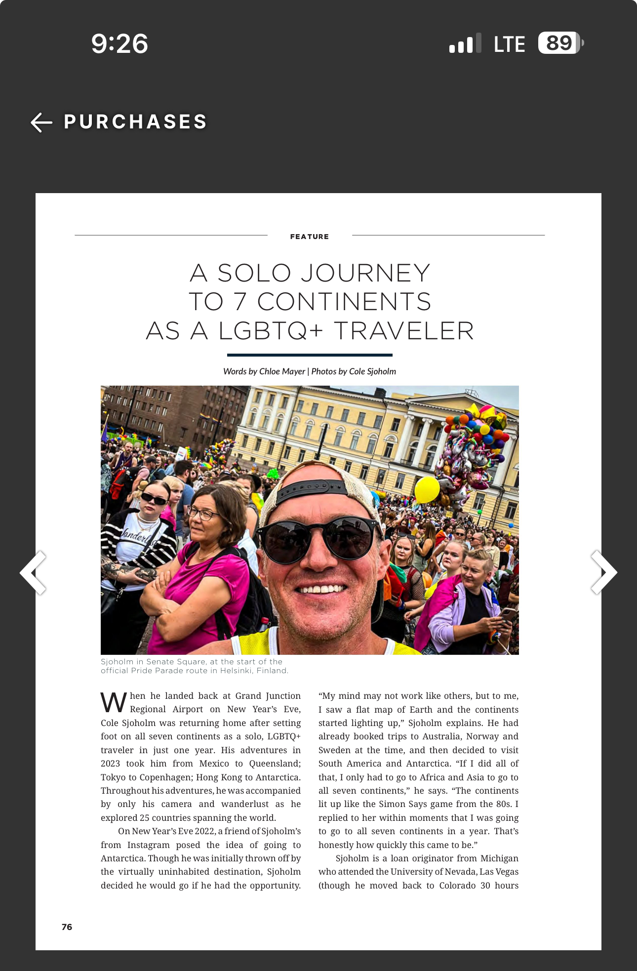 Spoke and Blossom magazine feature