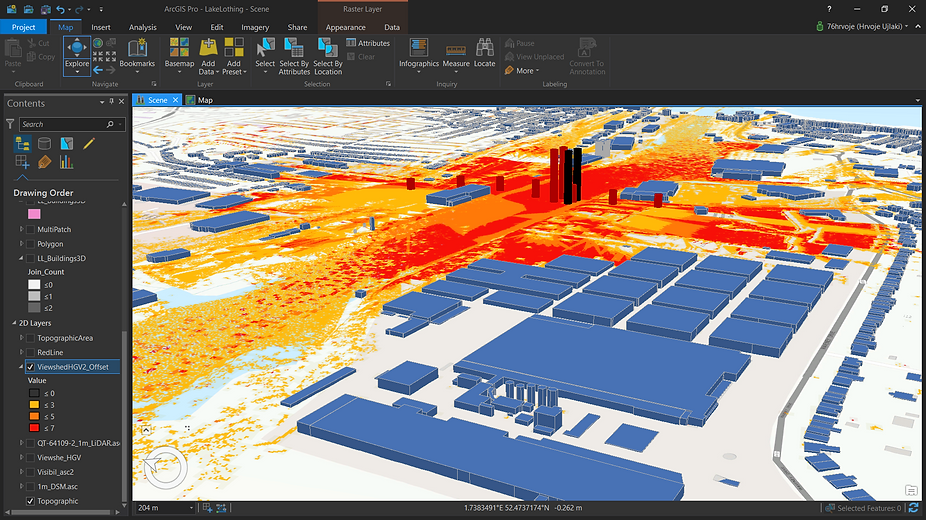 Line of Sight and Viewshed Analysis