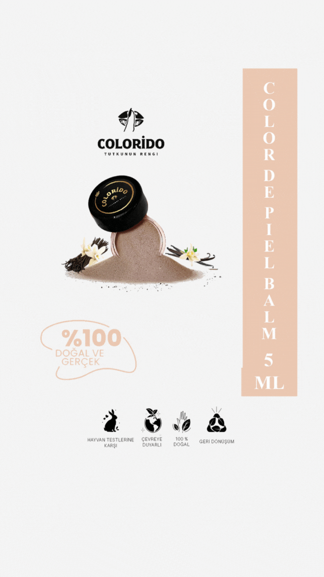 Colorido Cosmetics Colorido Color De Piel Feuchtigkeitsspendender – Antioxidativer Glanzbalsam (Lippenstift, Lidschatten, Rouge mit natürlichem Inhalt)