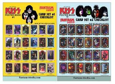 Vintage Style Checklist For Your Fantasm Media KISS Cards