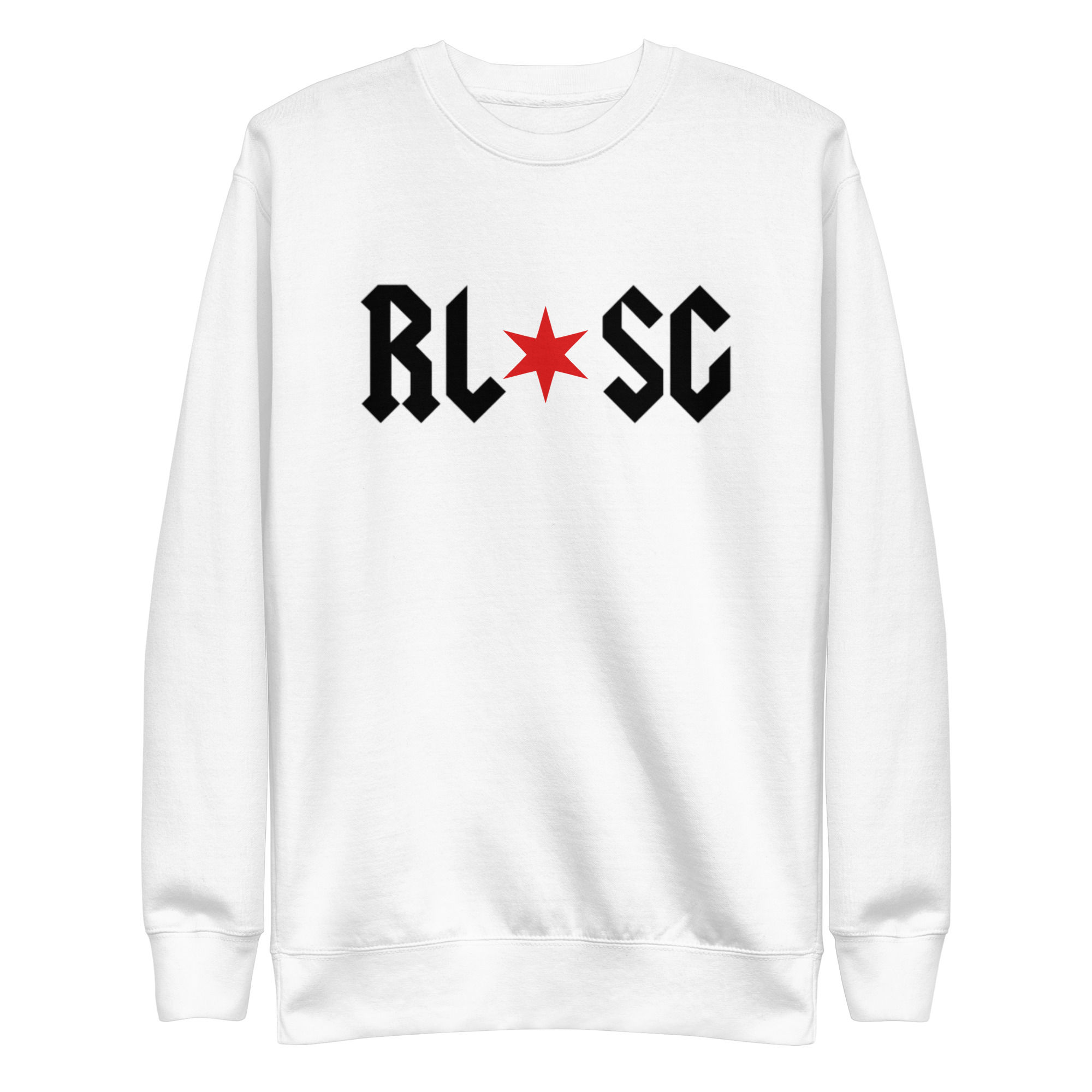 RLSG Unisex White Sweatshirt