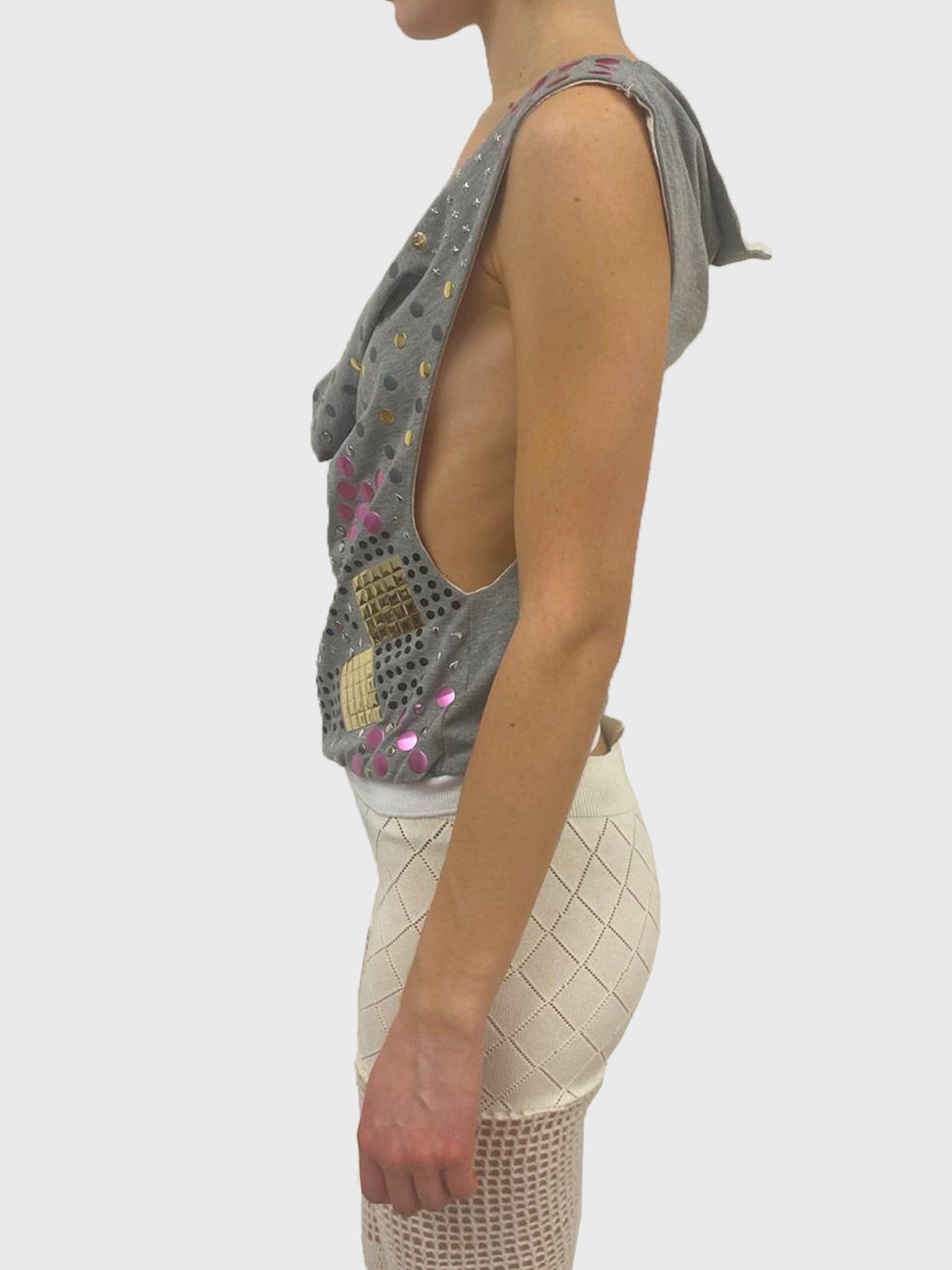 Ce Soir: Mosaic Jersey Top