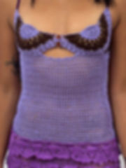 Ce Soir: Lavender Ruffle Mini